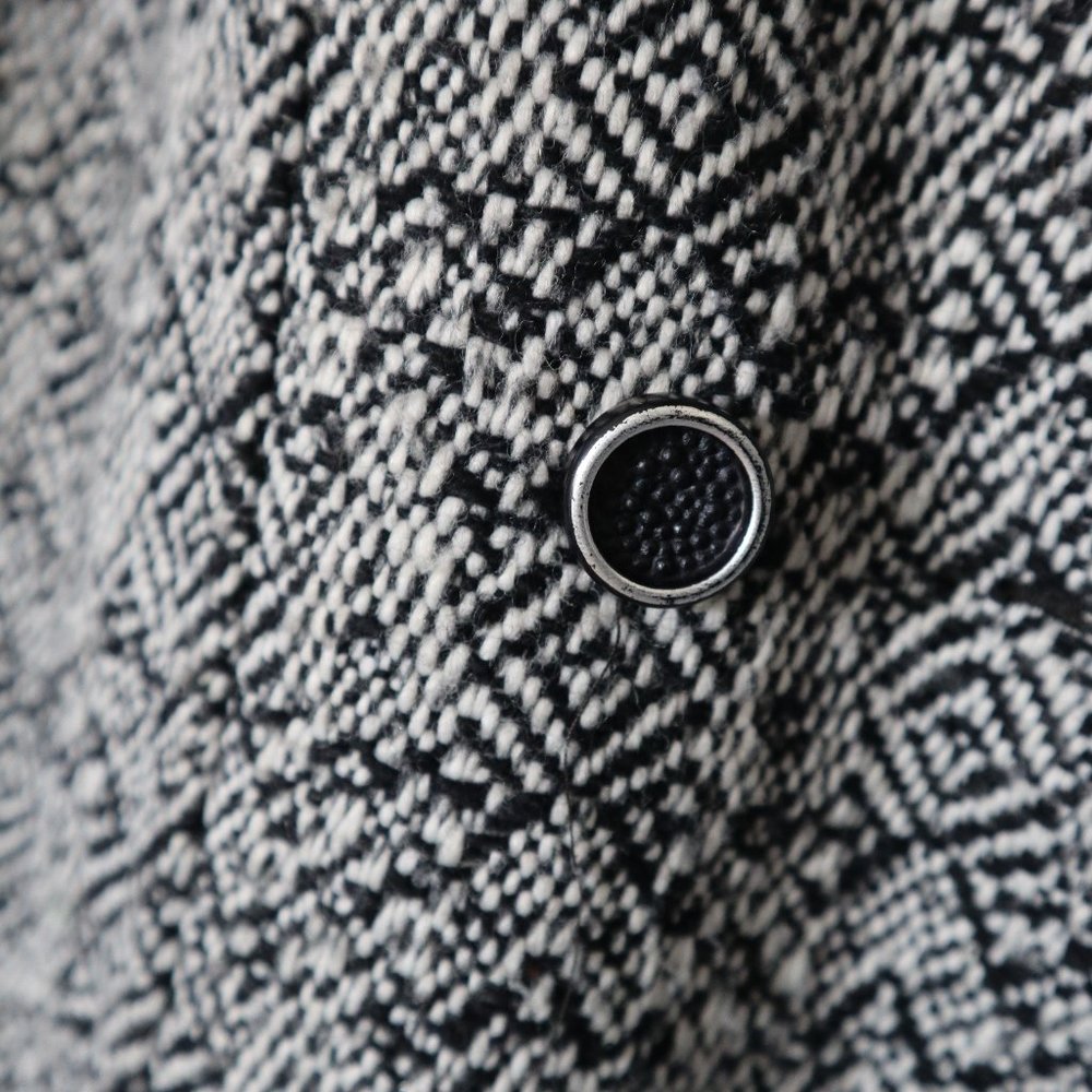 LUXURIOUS WOOL & FAUX FUR JACKET - Picture 7 of 9